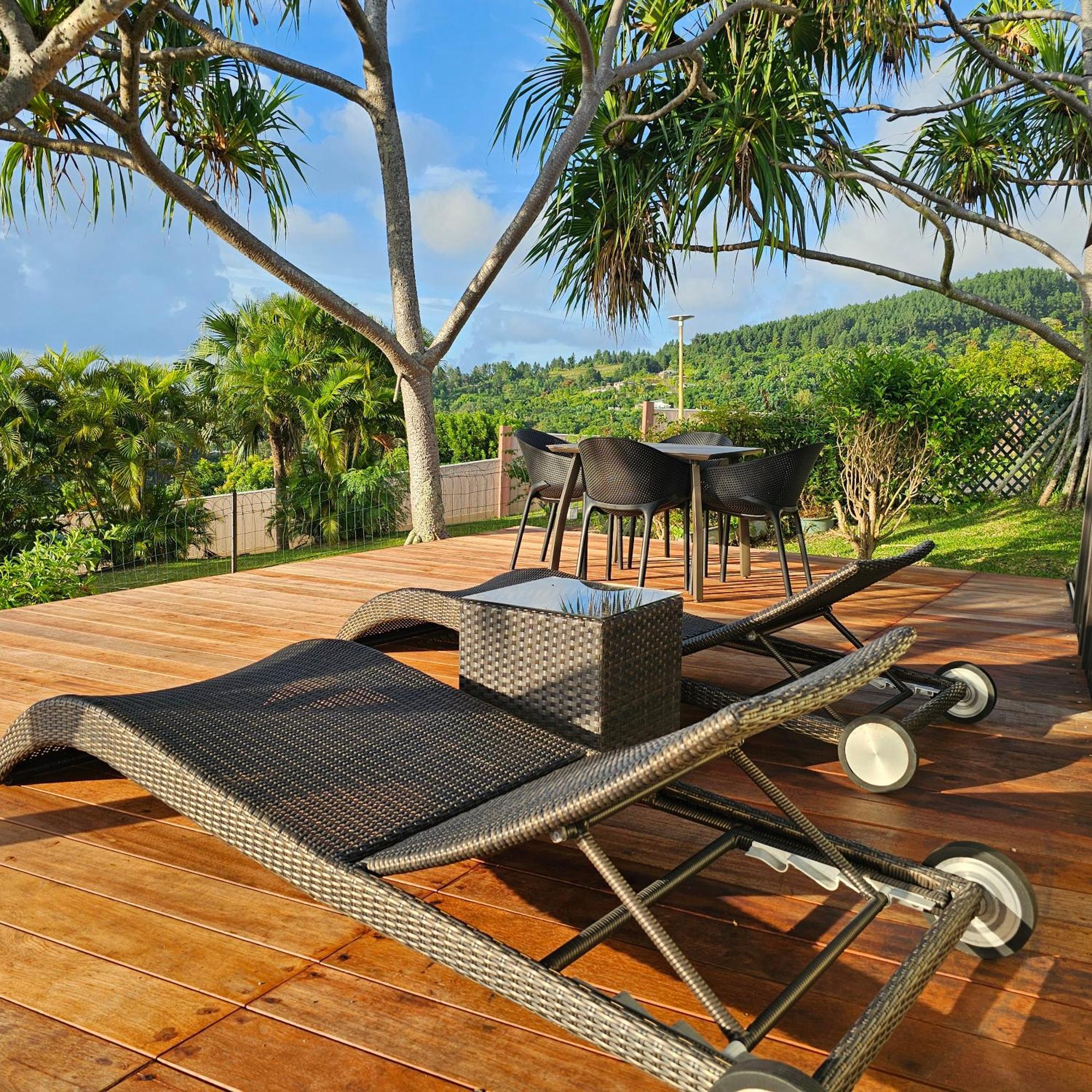Jolie Maison Vue Ocean Et Moorea Punaauia  Zewnętrze zdjęcie
